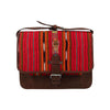Solola Perraje Man Satchel Red Cafe Ikat