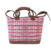 San Lucas Toliman Maletta Burgundy Stripe