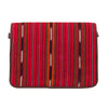 Solola Satchel Red Chocolate Ikat
