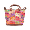 San Juan Sacatepecas Grande Maletta Mottled Canvas