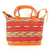 Solola Maletta Red + Ikat Stripe Tan