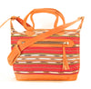 Solola Maletta Red + Ikat Stripe Tan